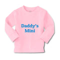 Baby Clothes Daddy's Mini Dad Father's Day Boy & Girl Clothes Cotton