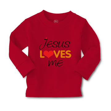 Baby Clothes Jesus Loves Me Christian Jesus God Boy & Girl Clothes Cotton