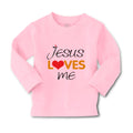 Baby Clothes Jesus Loves Me Christian Jesus God Boy & Girl Clothes Cotton