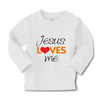 Baby Clothes Jesus Loves Me Christian Jesus God Boy & Girl Clothes Cotton - Cute Rascals