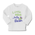 Baby Clothes Little Miss Jelly Bean Funny Humor Boy & Girl Clothes Cotton