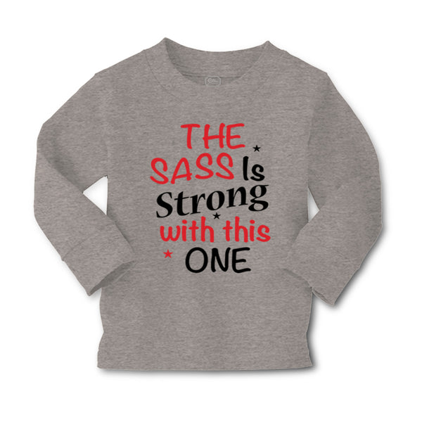 Baby Clothes The Sass Is Strong with This 1 Funny Humor Boy & Girl Clothes - Cute Rascals