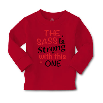 Baby Clothes The Sass Is Strong with This 1 Funny Humor Boy & Girl Clothes