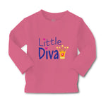 Baby Clothes Little Diva Crown Girly Others Boy & Girl Clothes Cotton - Cute Rascals