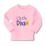 Baby Clothes Little Diva Crown Girly Others Boy & Girl Clothes Cotton - Cute Rascals