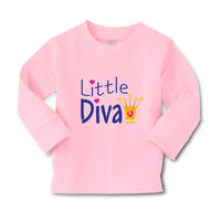 Baby Clothes Little Diva Crown Girly Others Boy & Girl Clothes Cotton - Cute Rascals