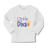 Baby Clothes Little Diva Crown Girly Others Boy & Girl Clothes Cotton - Cute Rascals