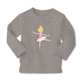 Baby Clothes Ballerina Dance 1 Bun Pink Bow Blonde Girly Ballerina Cotton