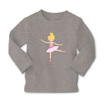 Baby Clothes Ballerina Dance 1 Bun Pink Bow Blonde Girly Ballerina Cotton