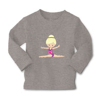 Baby Clothes Gymnastic Purple Suit Blonde Sports Gymnastics Boy & Girl Clothes - Cute Rascals