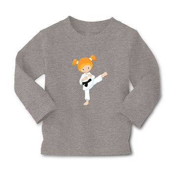 Baby Clothes Karate Girl Pose 3 Red Sports Karate & Mma Boy & Girl Clothes
