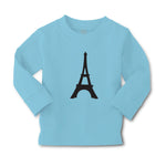 Baby Clothes Eiffel Tower Black Girly Others Boy & Girl Clothes Cotton - Cute Rascals