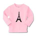 Baby Clothes Eiffel Tower Black Girly Others Boy & Girl Clothes Cotton - Cute Rascals