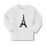 Baby Clothes Eiffel Tower Black Girly Others Boy & Girl Clothes Cotton - Cute Rascals