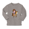 Baby Clothes Cowgirl Brown Horse Brown Girly Others Boy & Girl Clothes Cotton