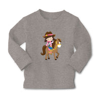 Baby Clothes Cowgirl Brown Horse Brown Girly Others Boy & Girl Clothes Cotton - Cute Rascals
