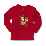 Baby Clothes Cowgirl Brown Horse Brown Girly Others Boy & Girl Clothes Cotton - Cute Rascals