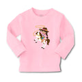 Baby Clothes Cowgirl White Horse S Girly Others Boy & Girl Clothes Cotton