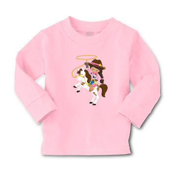 Baby Clothes Cowgirl White Horse S Girly Others Boy & Girl Clothes Cotton