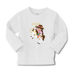 Baby Clothes Cowgirl White Horse S Girly Others Boy & Girl Clothes Cotton - Cute Rascals