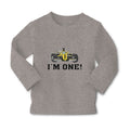 Baby Clothes I'M 1! with Toy Race Car Boy & Girl Clothes Cotton