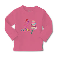 Baby Clothes My 1St Birthday with Delicious Cake on Candles Boy & Girl Clothes - Cute Rascals