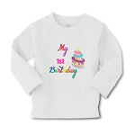 Baby Clothes My 1St Birthday with Delicious Cake on Candles Boy & Girl Clothes - Cute Rascals