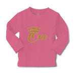 Baby Clothes 1 Number Name with Golden Crown Boy & Girl Clothes Cotton - Cute Rascals