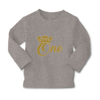 Baby Clothes 1 Number Name with Golden Crown Boy & Girl Clothes Cotton - Cute Rascals