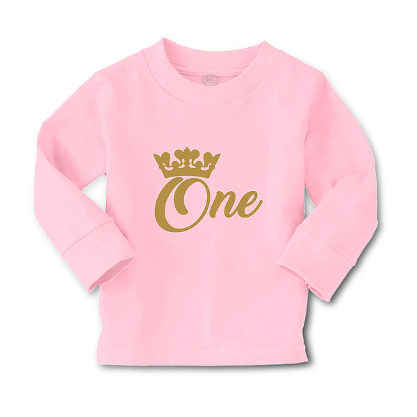 Baby Clothes 1 Number Name with Golden Crown Boy & Girl Clothes Cotton - Cute Rascals