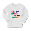 Baby Clothes Happy Birthday to My Mommy Birthday Boy & Girl Clothes Cotton