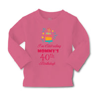 Baby Clothes I'M Celebrating Mommy's 40Th Birthday Mom Mother Boy & Girl Clothes - Cute Rascals