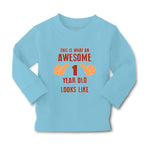 Baby Clothes This Is What Awesome 1 Year Old Looks like B First Birthday Cotton - Cute Rascals