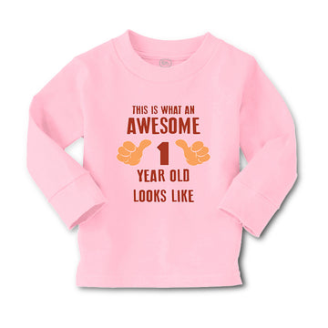 Baby Clothes This Is What Awesome 1 Year Old Looks like B First Birthday Cotton