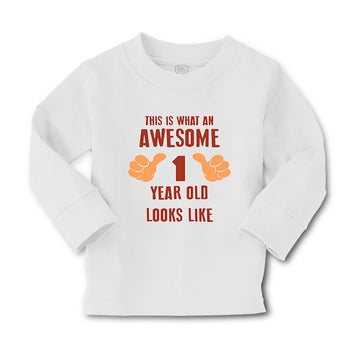 Baby Clothes This Is What Awesome 1 Year Old Looks like B First Birthday Cotton