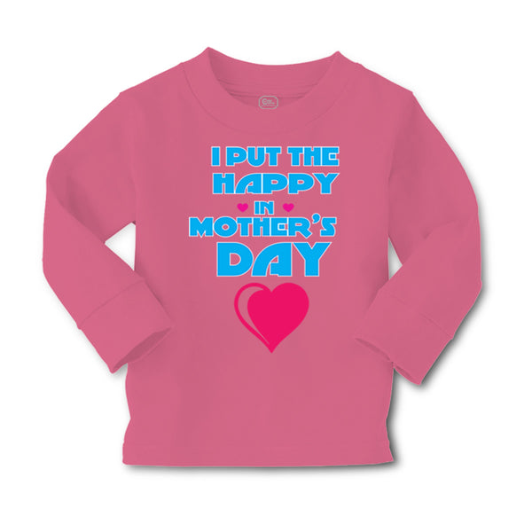 Baby Clothes I Put The Happy in Mother's Day Boy & Girl Clothes Cotton - Cute Rascals