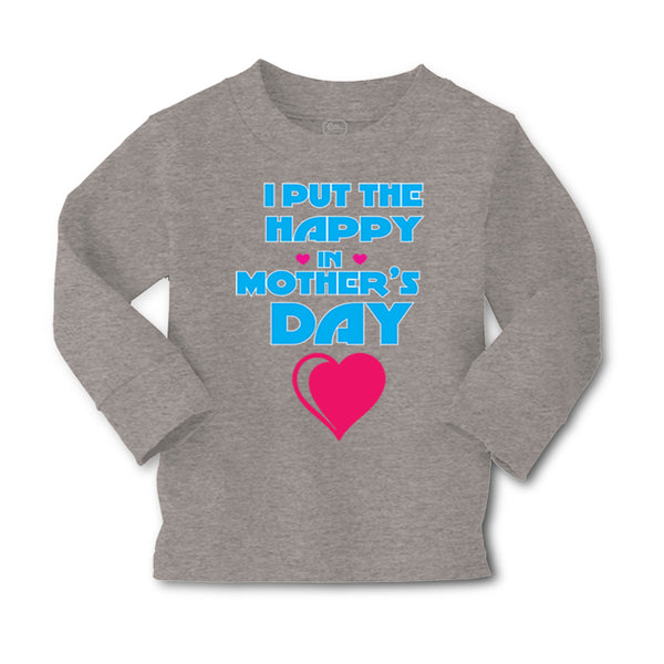 Baby Clothes I Put The Happy in Mother's Day Boy & Girl Clothes Cotton - Cute Rascals