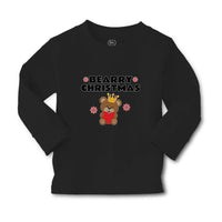 Baby Clothes Bearry Christmas Teddy Bear Sitting Crown Head Heart Hand Cotton - Cute Rascals