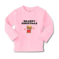 Baby Clothes Bearry Christmas Teddy Bear Sitting Crown Head Heart Hand Cotton - Cute Rascals