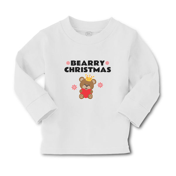 Baby Clothes Bearry Christmas Teddy Bear Sitting Crown Head Heart Hand Cotton - Cute Rascals