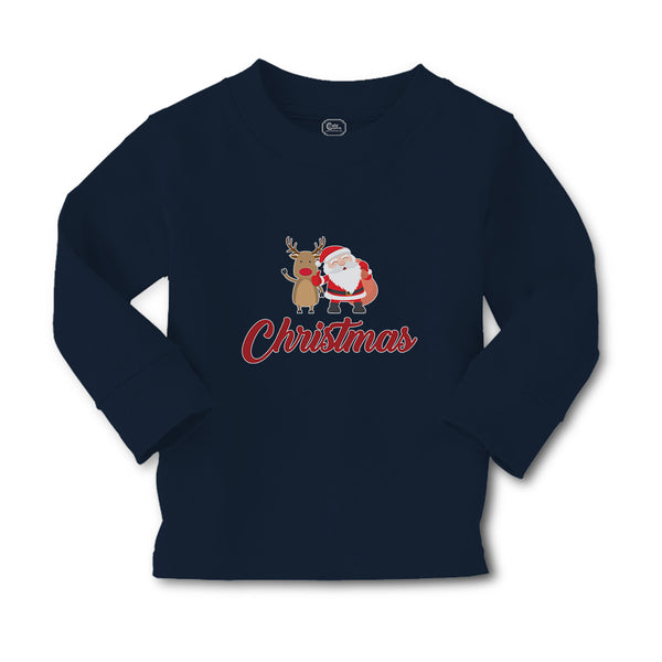 Baby Clothes Christmas Celebration with Santa Claus and Deer Animal Cotton - Cute Rascals