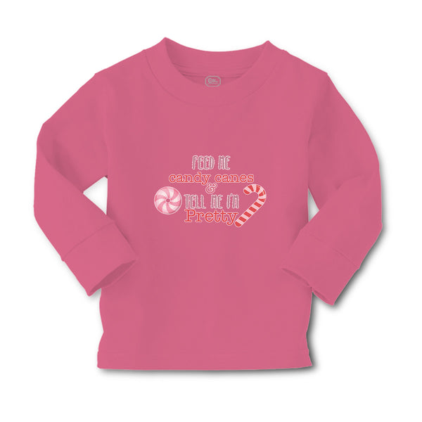 Baby Clothes Feed Me Candy Canes & Tell Me I'M Pretty Boy & Girl Clothes Cotton - Cute Rascals