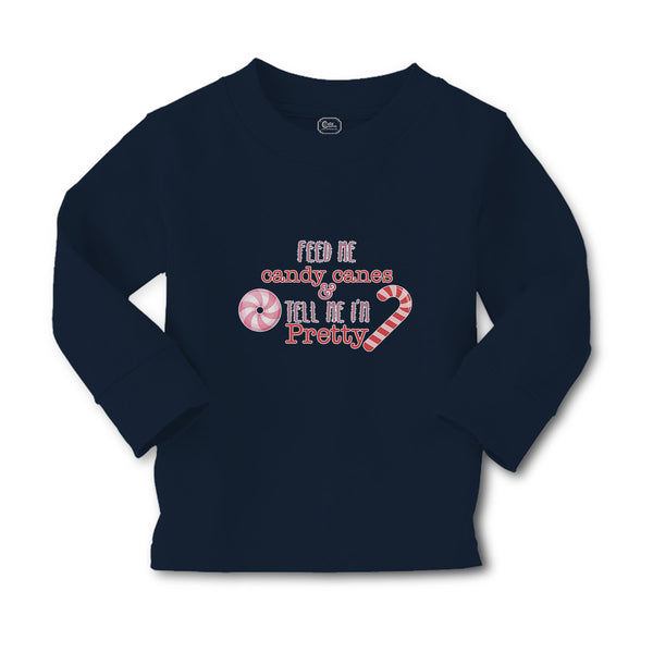 Baby Clothes Feed Me Candy Canes & Tell Me I'M Pretty Boy & Girl Clothes Cotton - Cute Rascals