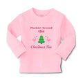 Baby Clothes Flockin' Around The Christmas Tree with Flamingo Birds Cotton