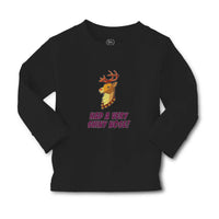 Baby Clothes Had A Very Shiny Nose! Deer Side View with Horns Wild Animal Cotton - Cute Rascals