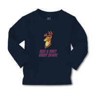 Baby Clothes Had A Very Shiny Nose! Deer Side View with Horns Wild Animal Cotton - Cute Rascals