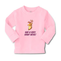 Baby Clothes Had A Very Shiny Nose! Deer Side View with Horns Wild Animal Cotton - Cute Rascals