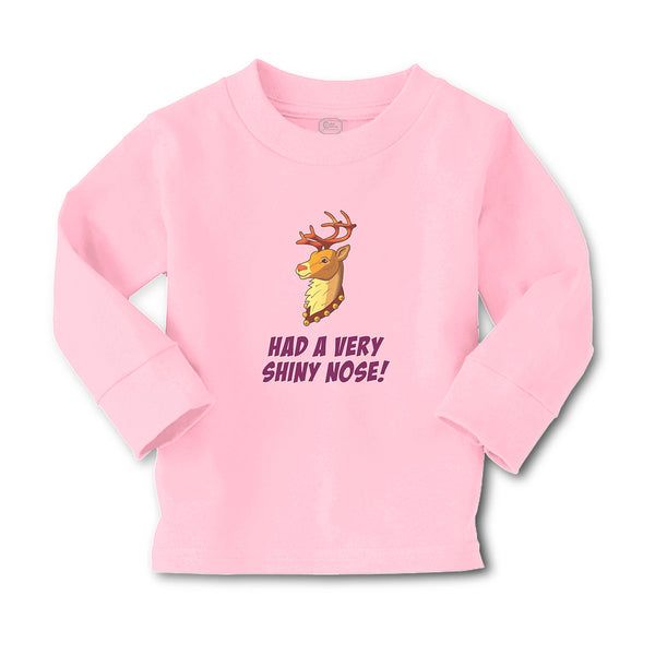 Baby Clothes Had A Very Shiny Nose! Deer Side View with Horns Wild Animal Cotton - Cute Rascals