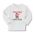 Baby Clothes Here Comes Santa Floss Dancing Boy & Girl Clothes Cotton