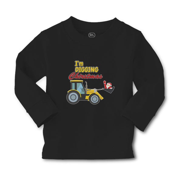 Baby Clothes I'M Digging Christmas with Construction Vehicle Boy & Girl Clothes - Cute Rascals